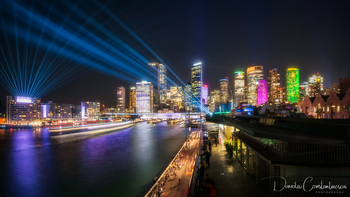 Australia Interactive Laser Show during Vivid Sydney